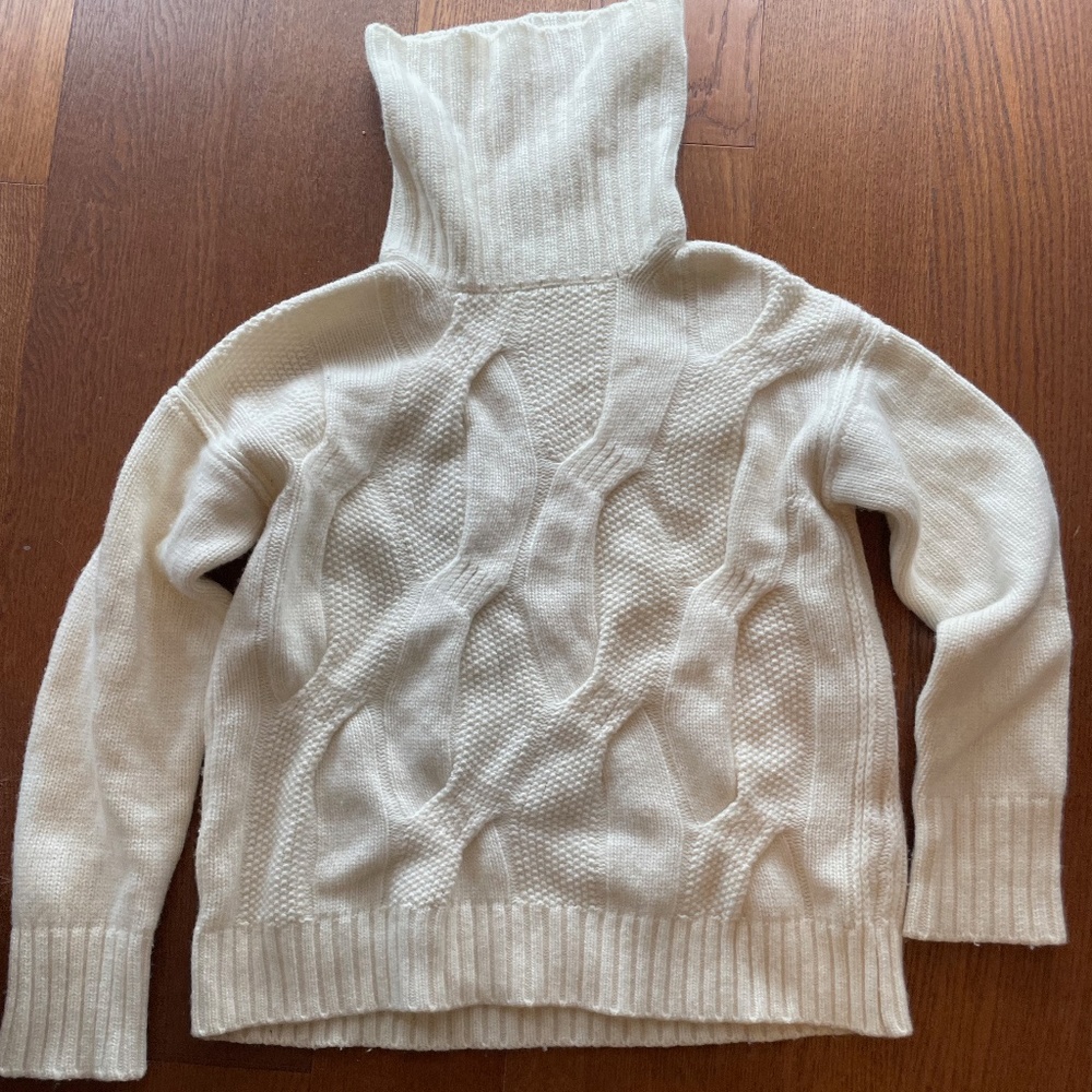massimo dutti ivory sweater